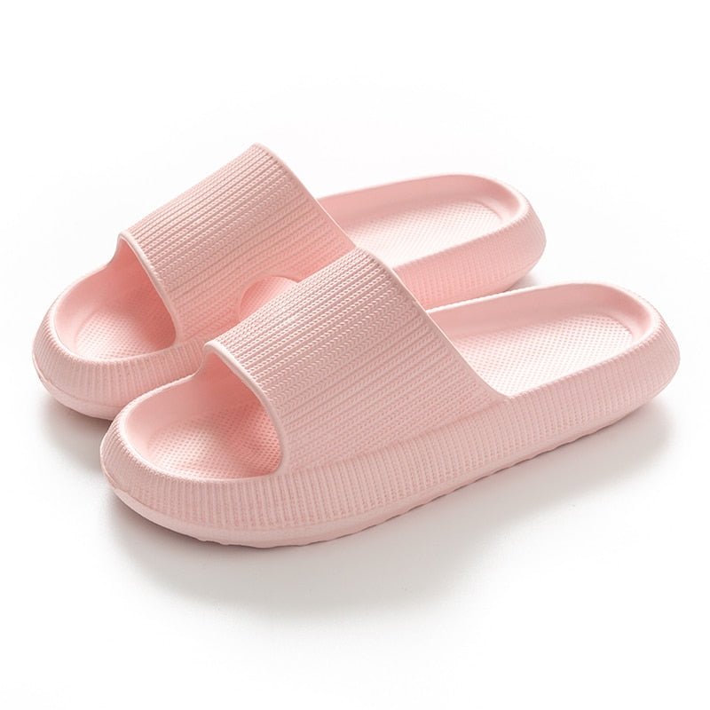 Cradle Heel Support Cushion Slides - Pink