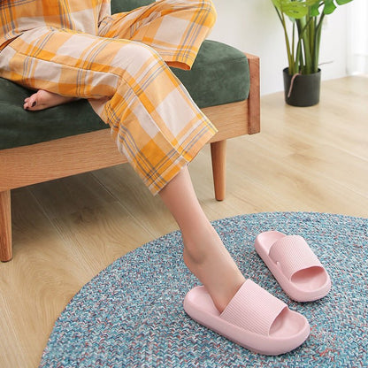 Cradle Heel Support Cushion Slides - Pink