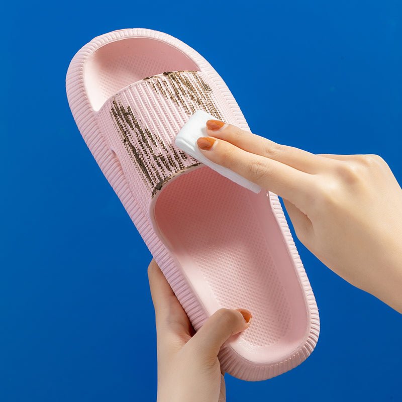 Cradle Heel Support Cushion Slides - Pink
