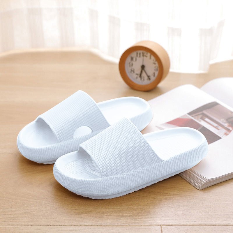 Cradle Heel Support Cushion Slides - White