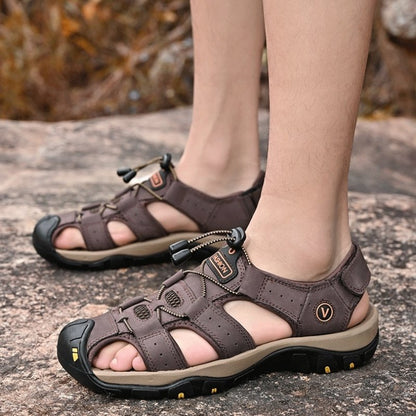Men's Canyon Heel Strap Sandals - Coffee