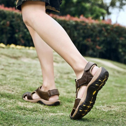 Men's Canyon Heel Strap Sandals - Dark Brown