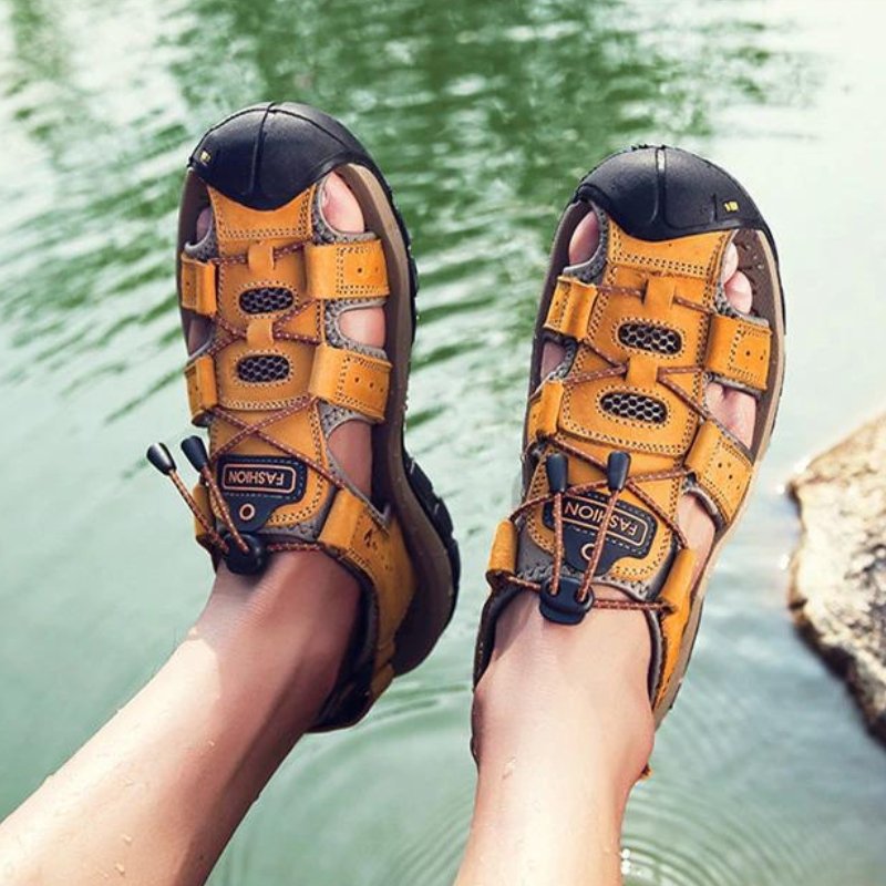 Men's Canyon Heel Strap Sandals - Yellow