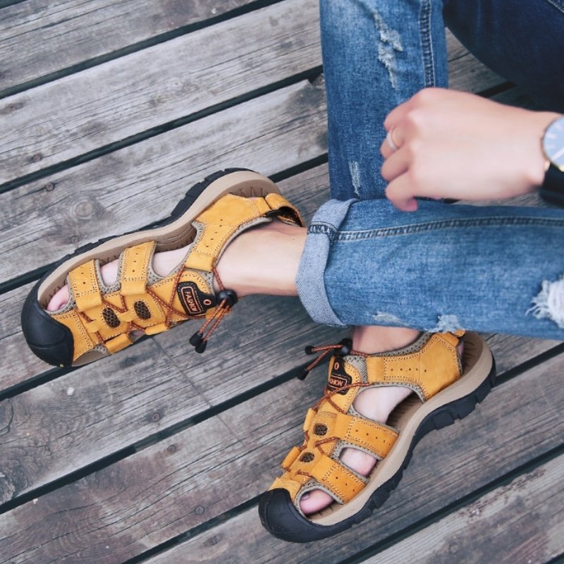 Men's Canyon Heel Strap Sandals - Yellow