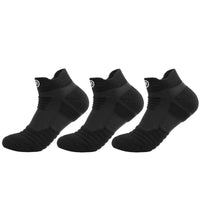 3 Pairs - No Show (Black)