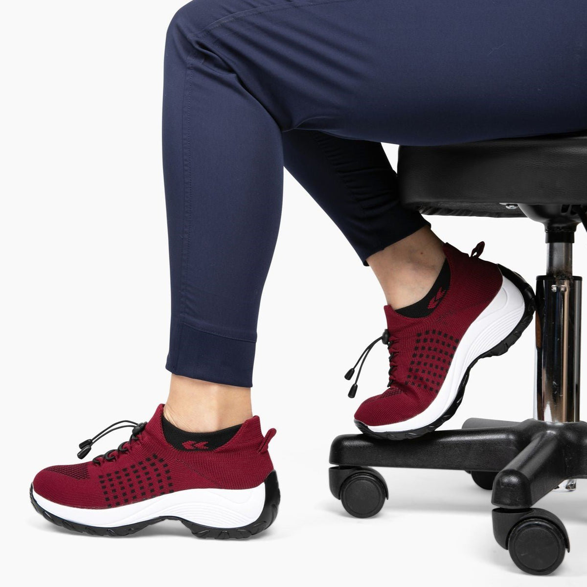 Non-Slip Healthcare Worker Solace Stretch Cushion Shoes