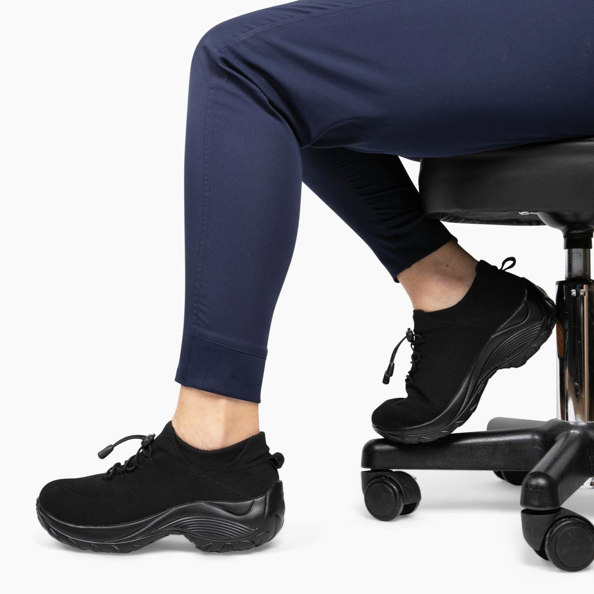 Non-Slip Healthcare Worker Solace Stretch Cushion Shoes