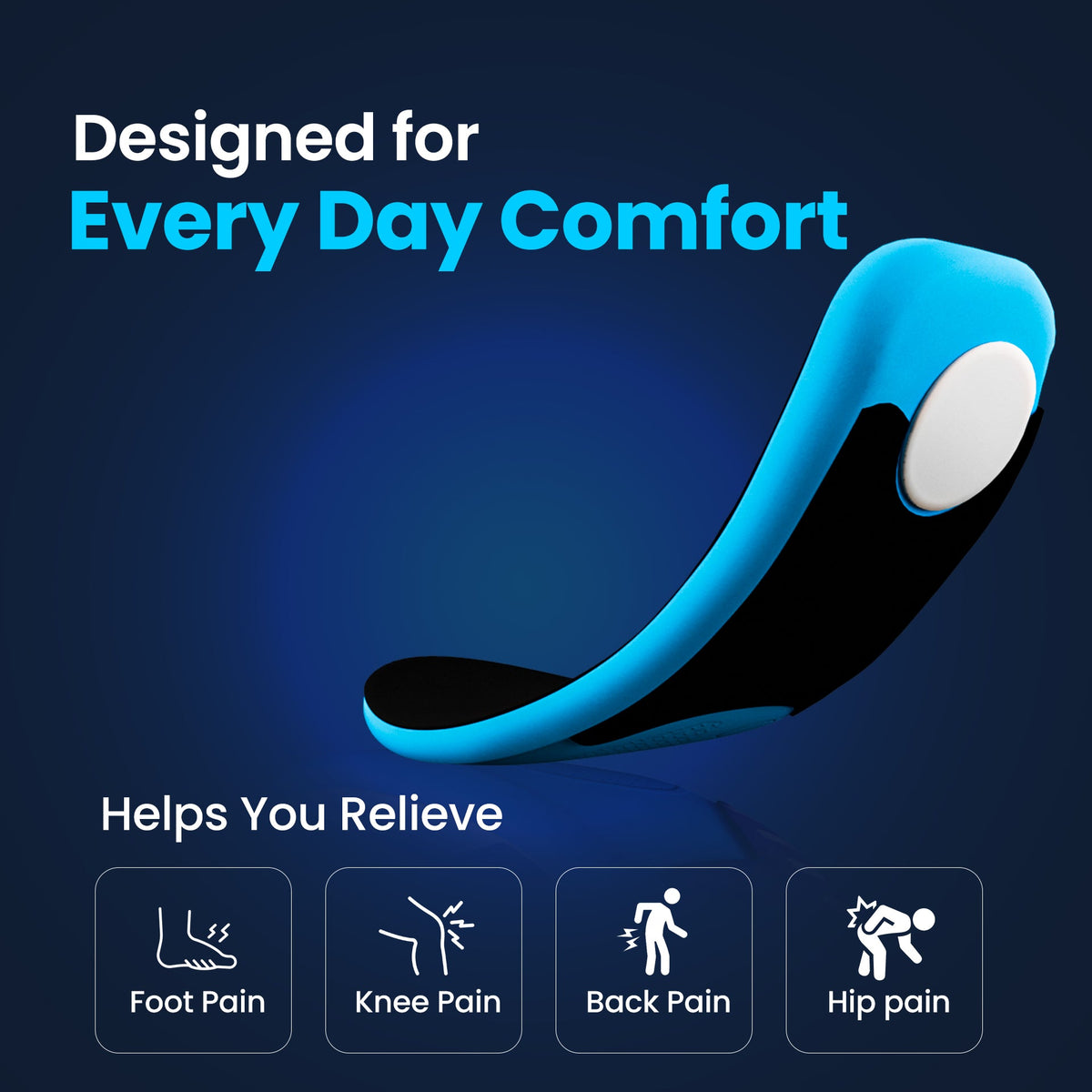 3-Pack ArchCore All-Day Comfort & Support Insole