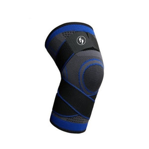 FlexGuard Knee Sleeve with Knee Wrap Blue