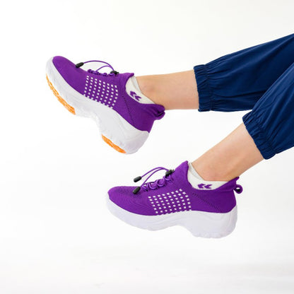 Solace Stretch Cushion Shoes - Fuchsia Purple