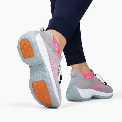 Solace Stretch Cushion Shoes - Gray Pink
