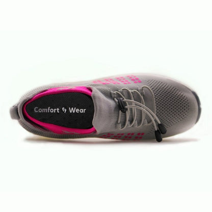 Solace Stretch Cushion Shoes - Gray Pink