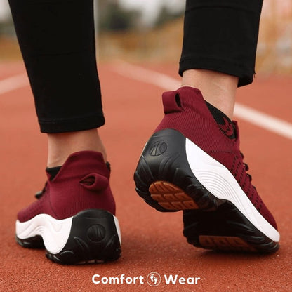 Solace Stretch Cushion Shoes - Red