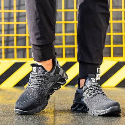Forgeguard Safety Steel Toe Boots - Grey