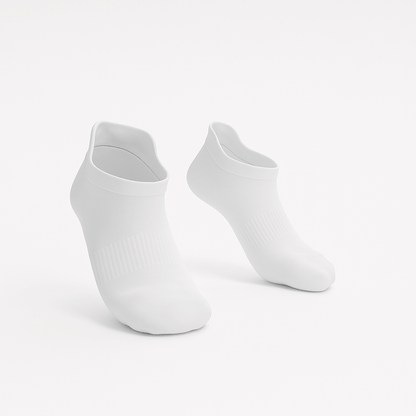 3-Pack CloudKnit Padded Extra-Stretch Ankle Socks - White