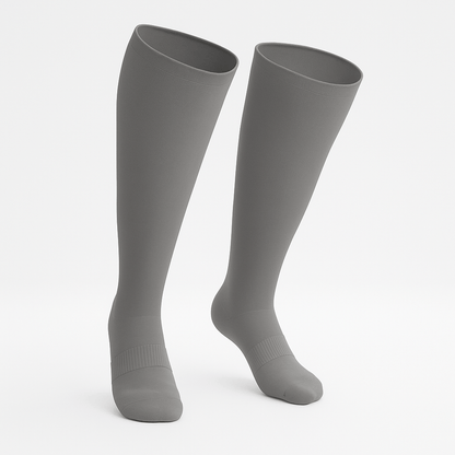 3-Pack CloudKnit Padded Extra-Stretch Knee Socks - Grey