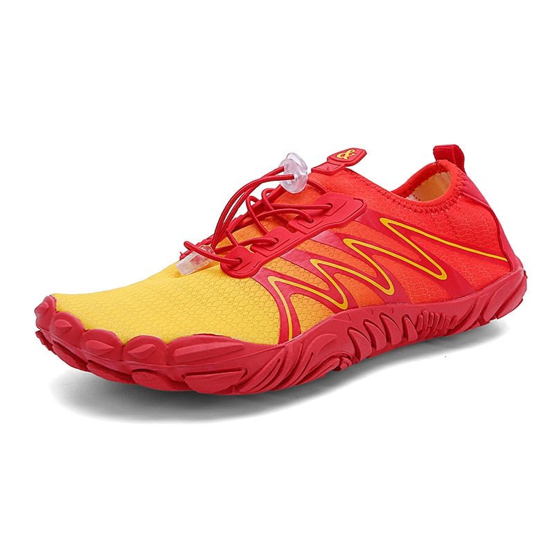 Terra Trail Non-Slip Barefoot Shoes - Red Yellow